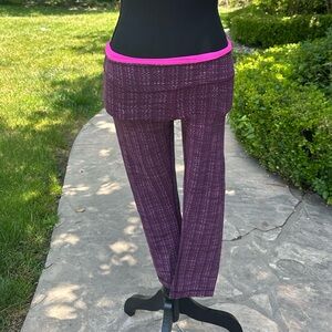 Lululemon Athletic Wunder crop jogging pants size 4